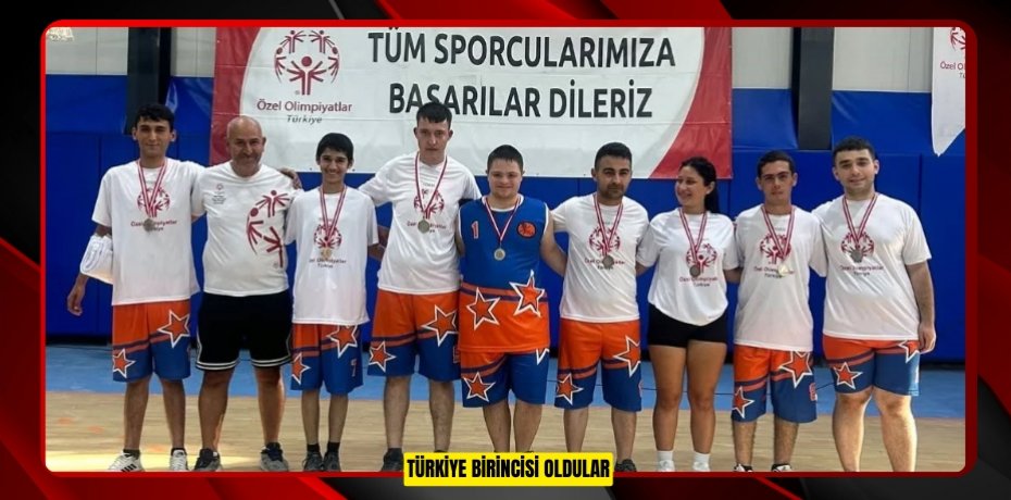 Türkiye birincisi oldular