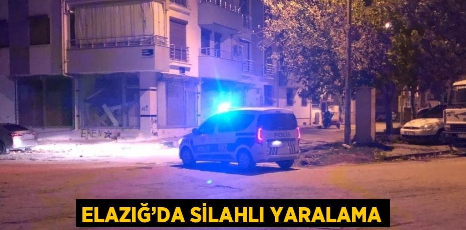 ELAZIĞ’DA SİLAHLI YARALAMA
