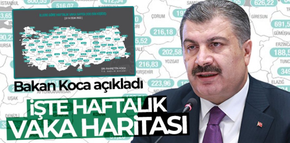 BAKAN KOCA AÇIKLADI