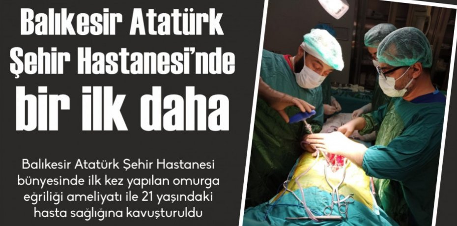 Balıkesir Atatürk Şehir Hastanesi’nde bir ilk daha