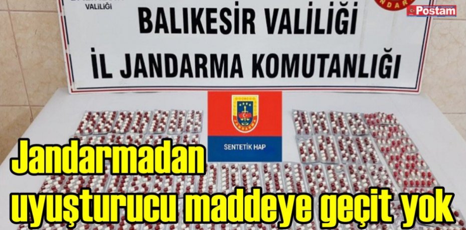 Jandarmadan uyuşturucu maddeye geçit yok
