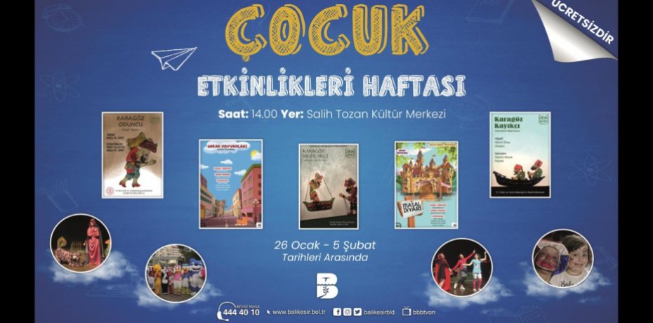 Haydi çocuklar etkinliklere