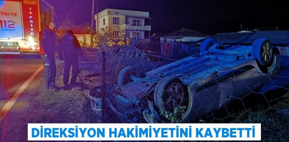 Direksiyon hakimiyetini kaybetti