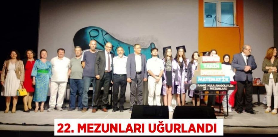 22. Mezunları uğurlandı