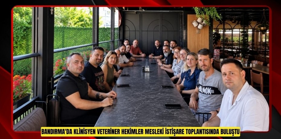 Bandırma'da klinisyen veteriner hekimler mesleki istişare toplantısında buluştu