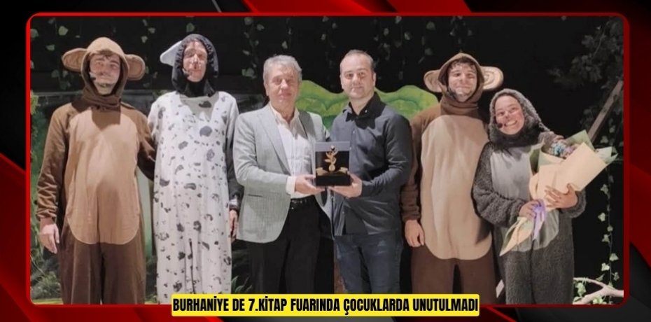 Burhaniye de 7.Kitap Fuarında çocuklarda unutulmadı  