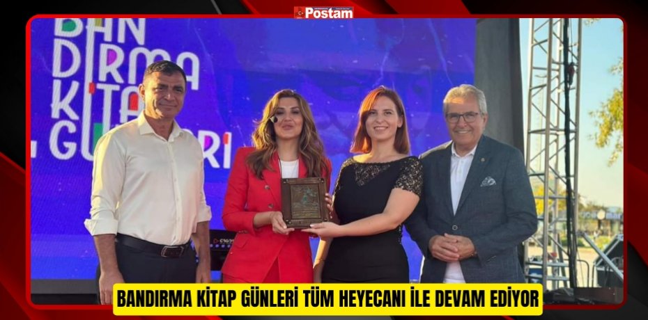 BANDIRMA KİTAP GÜNLERİ TÜM HEYECANI İLE DEVAM EDİYOR