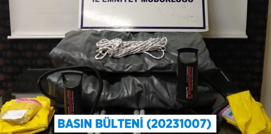 Basın Bülteni (20231007)