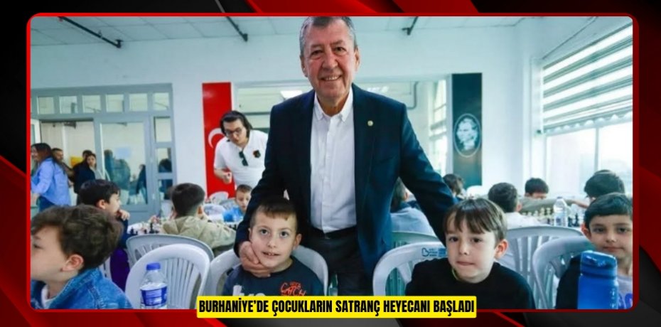 Burhaniye’de çocukların satranç heyecanı başladı  