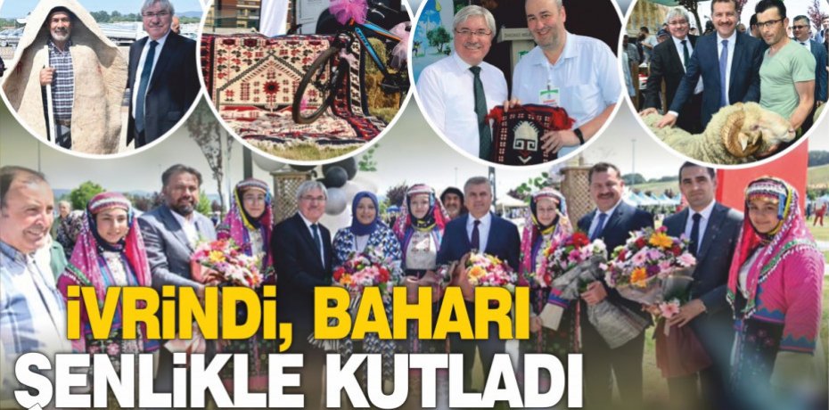 İVRİNDİ, BAHARI ŞENLİKLE KUTLADI