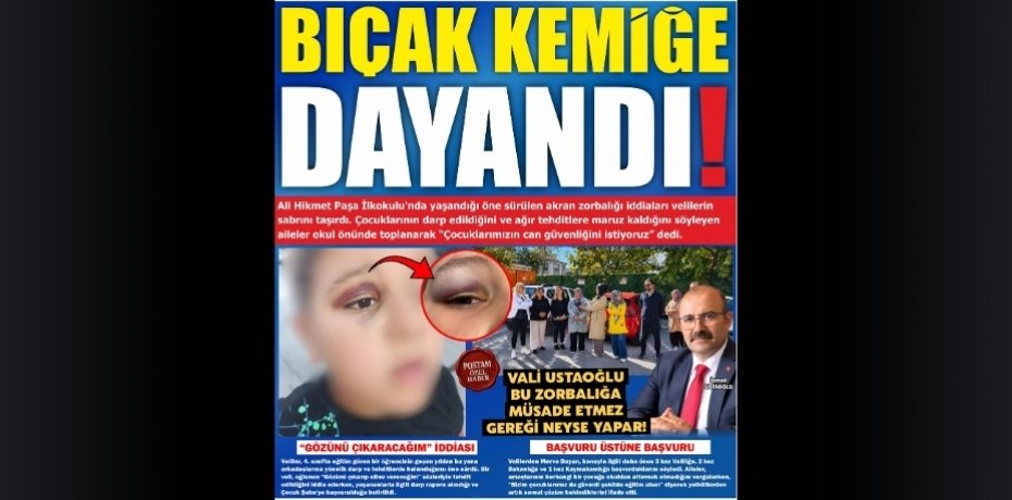 BIÇAK KEMİĞE DAYANDI!