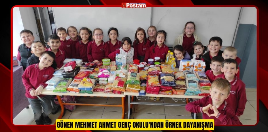 Gönen Mehmet Ahmet Genç Okulu'ndan Örnek Dayanışma