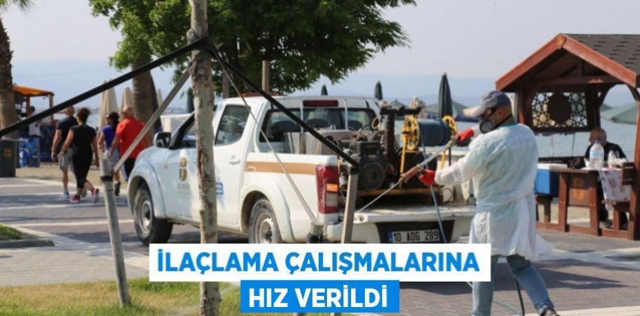 İlaçlama çalışmalarına hız verildi