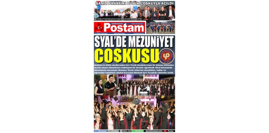 SYAL'DE MEZUNİYET COŞKUSU