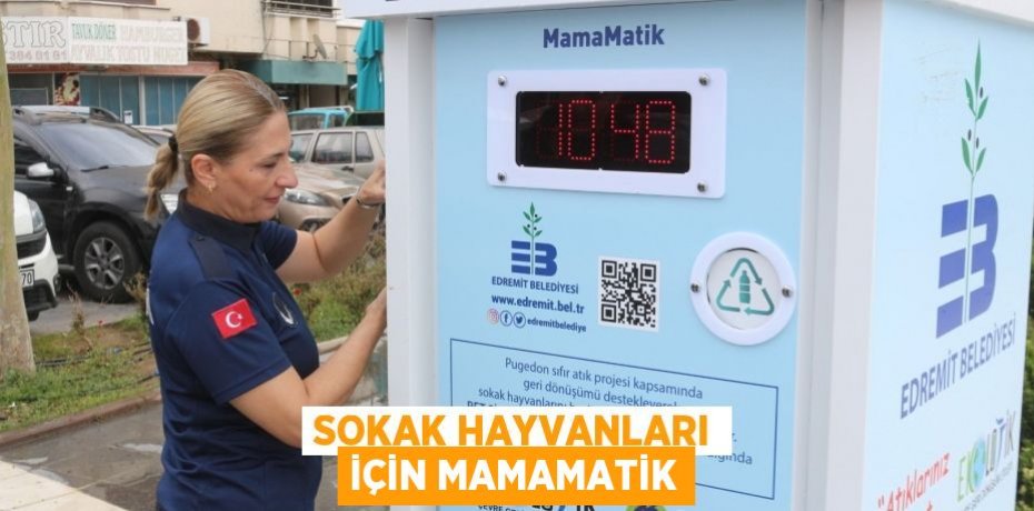 Sokak hayvanları için mamamatik
