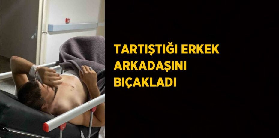 TARTIŞTIĞI ERKEK ARKADAŞINI BIÇAKLADI
