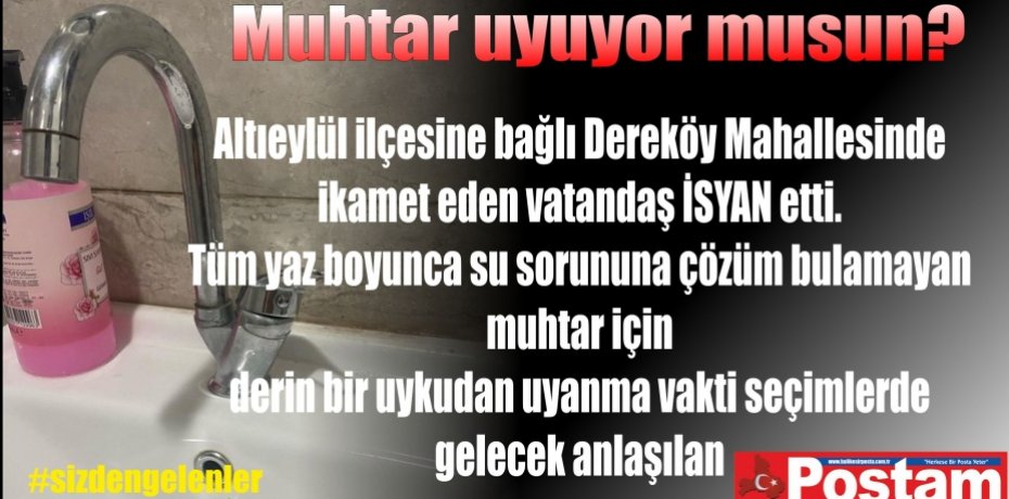 Muhtar uyuyor musun?