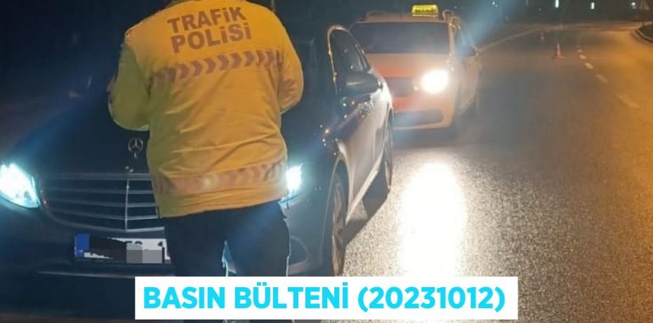 Basın Bülteni (20231012)