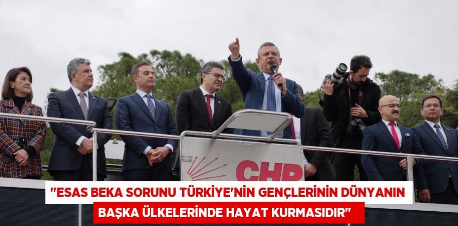 "Esas beka sorunu Türkiye’nin gençlerinin dünyanın başka ülkelerinde hayat kurmasıdır"  