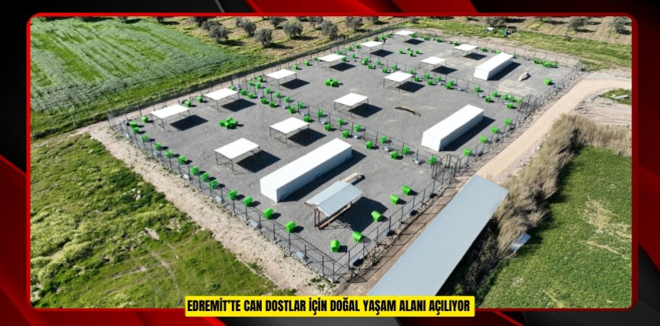 Edremit’te can dostlar için doğal yaşam alanı açılıyor  