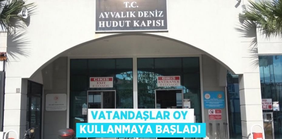 Vatandaşlar oy kullanmaya başladı