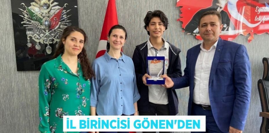 İl birincisi Gönen'den