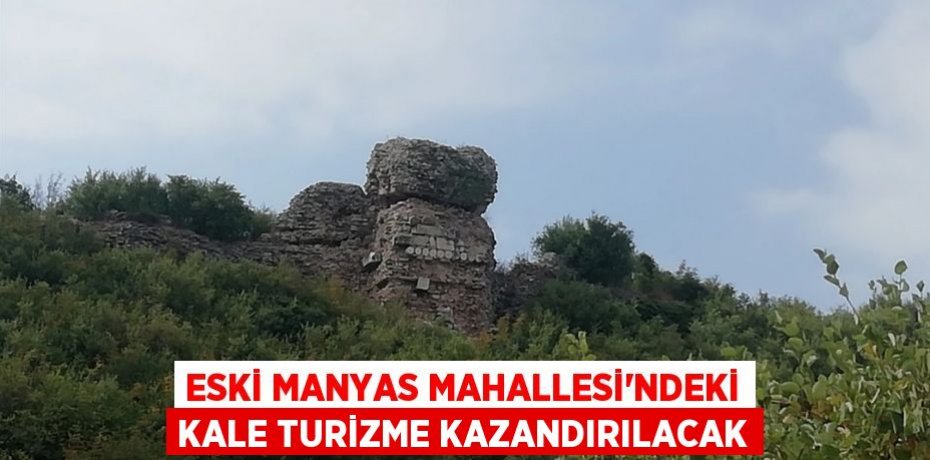 Eski Manyas Mahallesi'ndeki kale turizme kazandırılacak