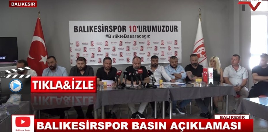 BALIKESİRSPOR BASIN AÇIKLAMASI(2)