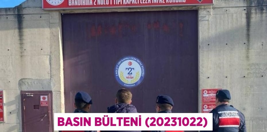Basın Bülteni (20231022)