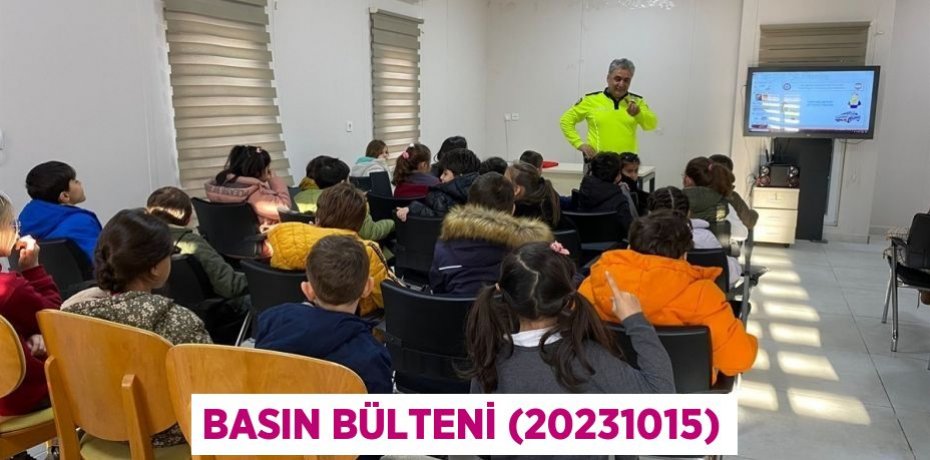 Basın Bülteni (20231015)