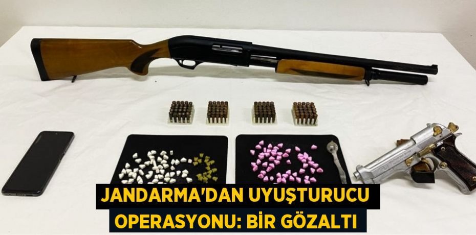 Jandarma’dan uyuşturucu operasyonu: bir gözaltı