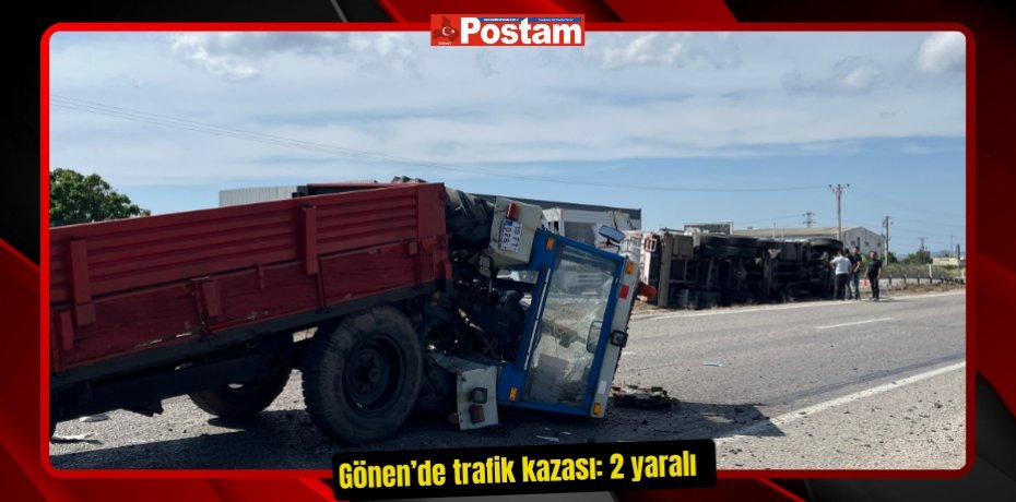 Gönen’de trafik kazası: 2 yaralı  