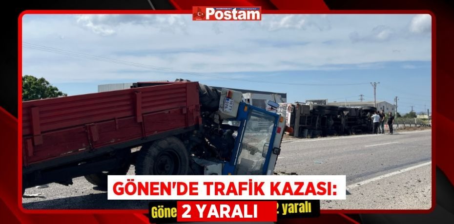 Gönen’de trafik kazası: 2 yaralı  
