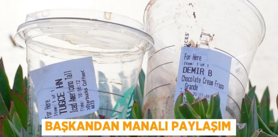 Başkandan manalı paylaşım