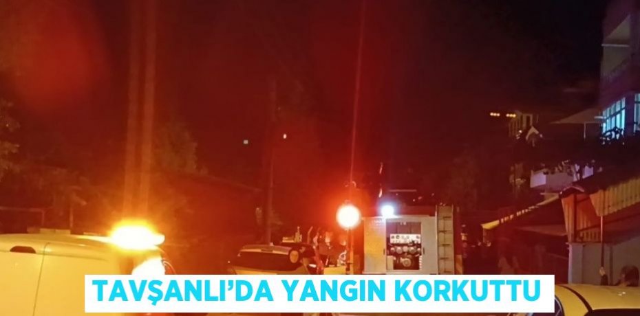 TAVŞANLI’DA YANGIN KORKUTTU