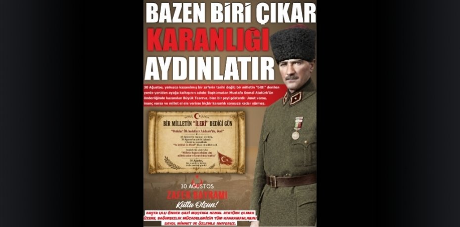 BAZEN BİRİ ÇIKAR KARANLIĞI AYDINLATIR