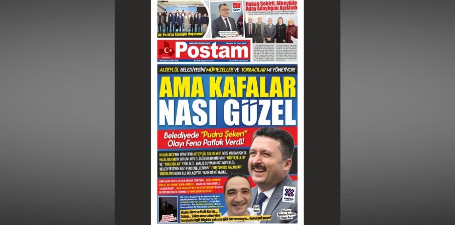 ALTIEYLÜL BELEDİYESİNDE "PUDRA ŞEKERİ" OLAYI PATLADI!