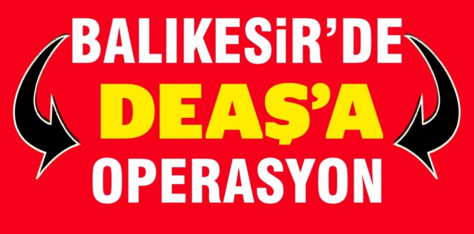 DEAŞ'A OPERASYON