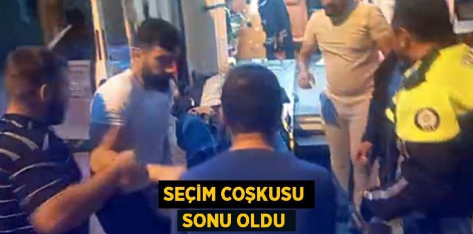 Seçim coşkusu sonu oldu