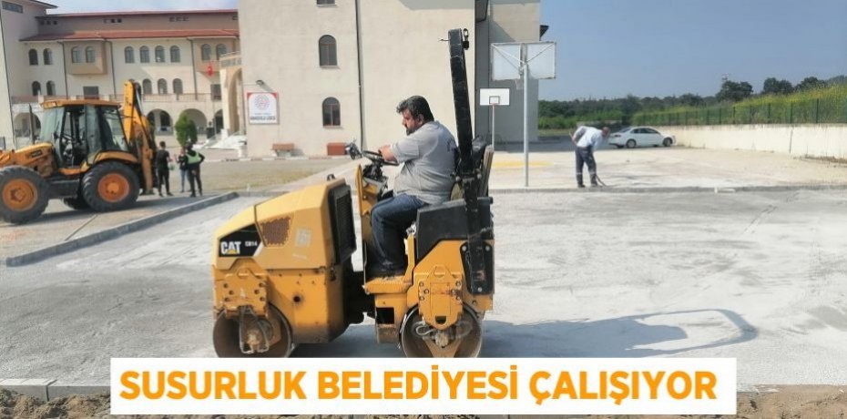 Susurluk Belediyesi çalışıyor