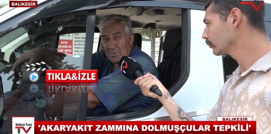 AKARYAKIT ZAMMINA DOLMUŞÇULAR TEPKİLİ