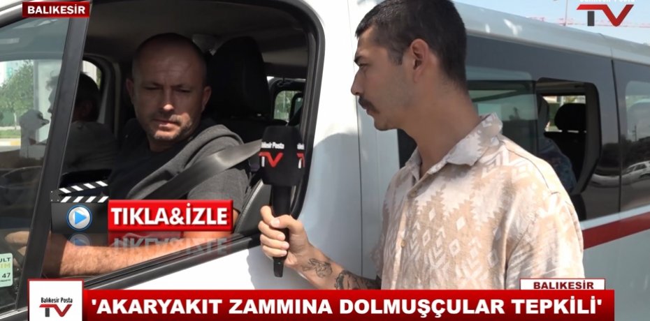 AKARYAKIT ZAMMINA DOLMUŞÇULAR TEPKİLİ