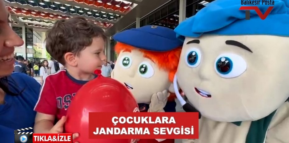 ÇOCUKLAR JANDARMAYI ÇOK SEVİYOR