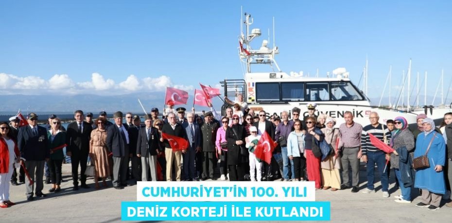 Cumhuriyet'in 100. Yılı Deniz Korteji İle Kutlandı