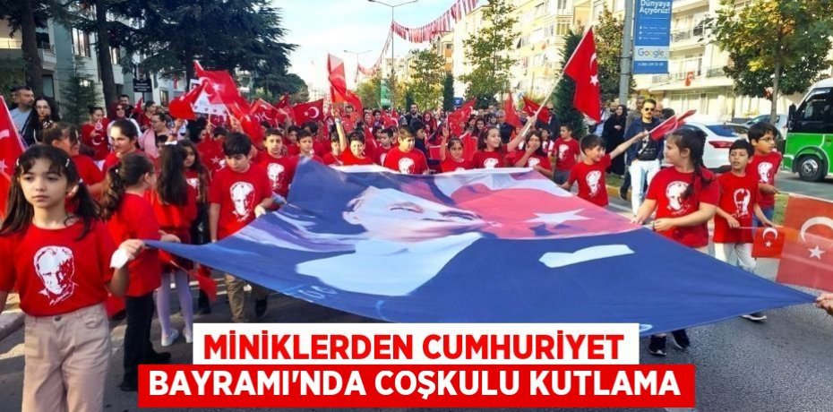 Miniklerden Cumhuriyet Bayramı’nda coşkulu kutlama