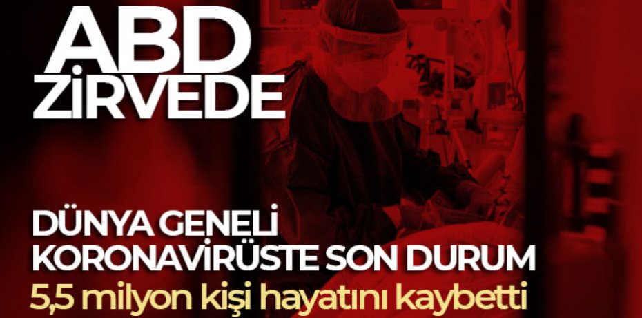5,5 milyon kişi Covid-19 nedeniyle hayatını kaybetti