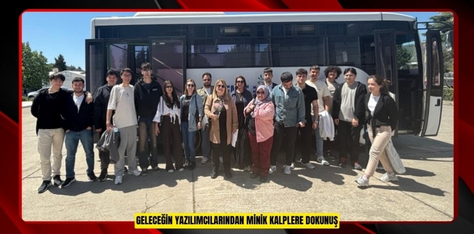 Geleceğin yazılımcılarından minik kalplere dokunuş  