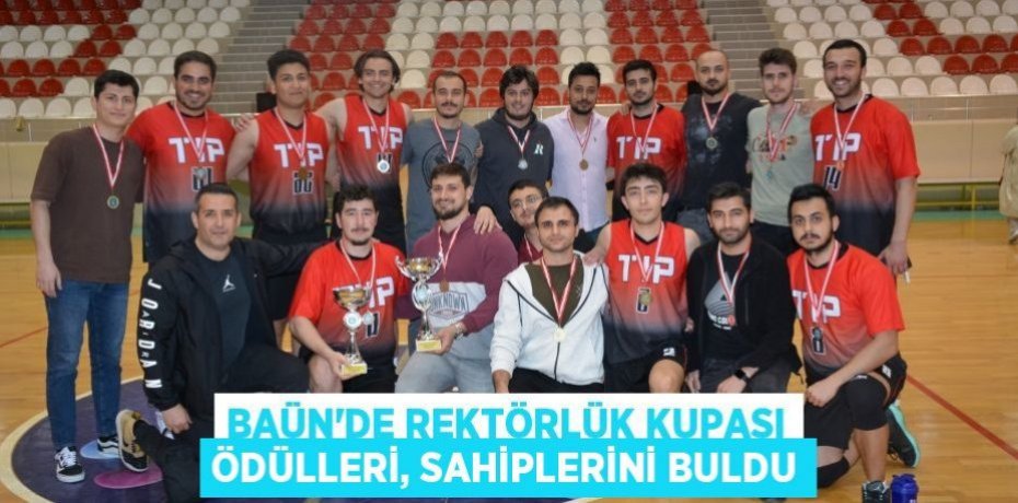 BAÜN’de Rektörlük Kupası Ödülleri, Sahiplerini Buldu