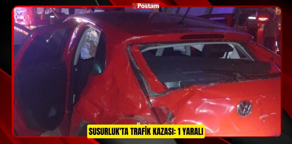 Susurluk'ta trafik kazası: 1 yaralı