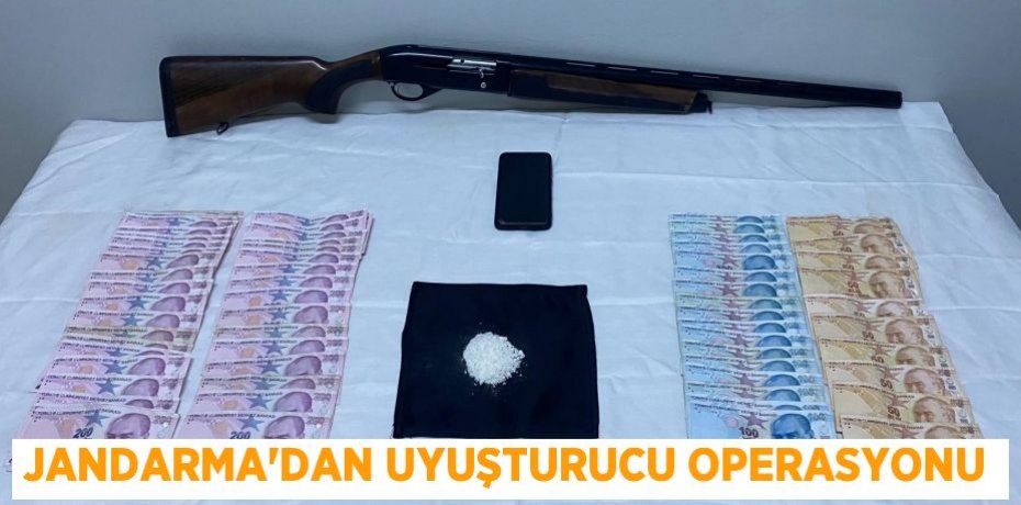 Jandarma’dan uyuşturucu operasyonu